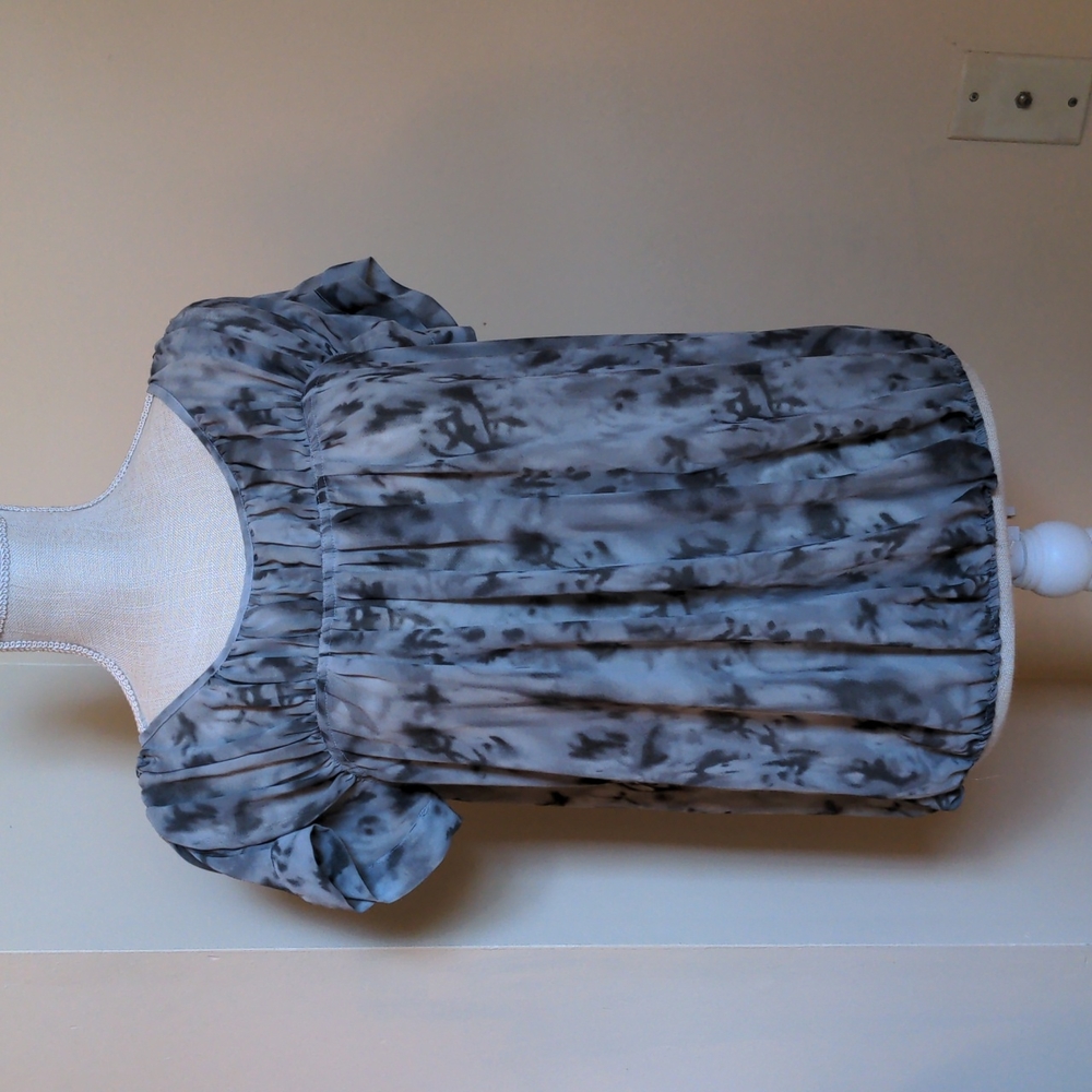 Sheer smokey blouse